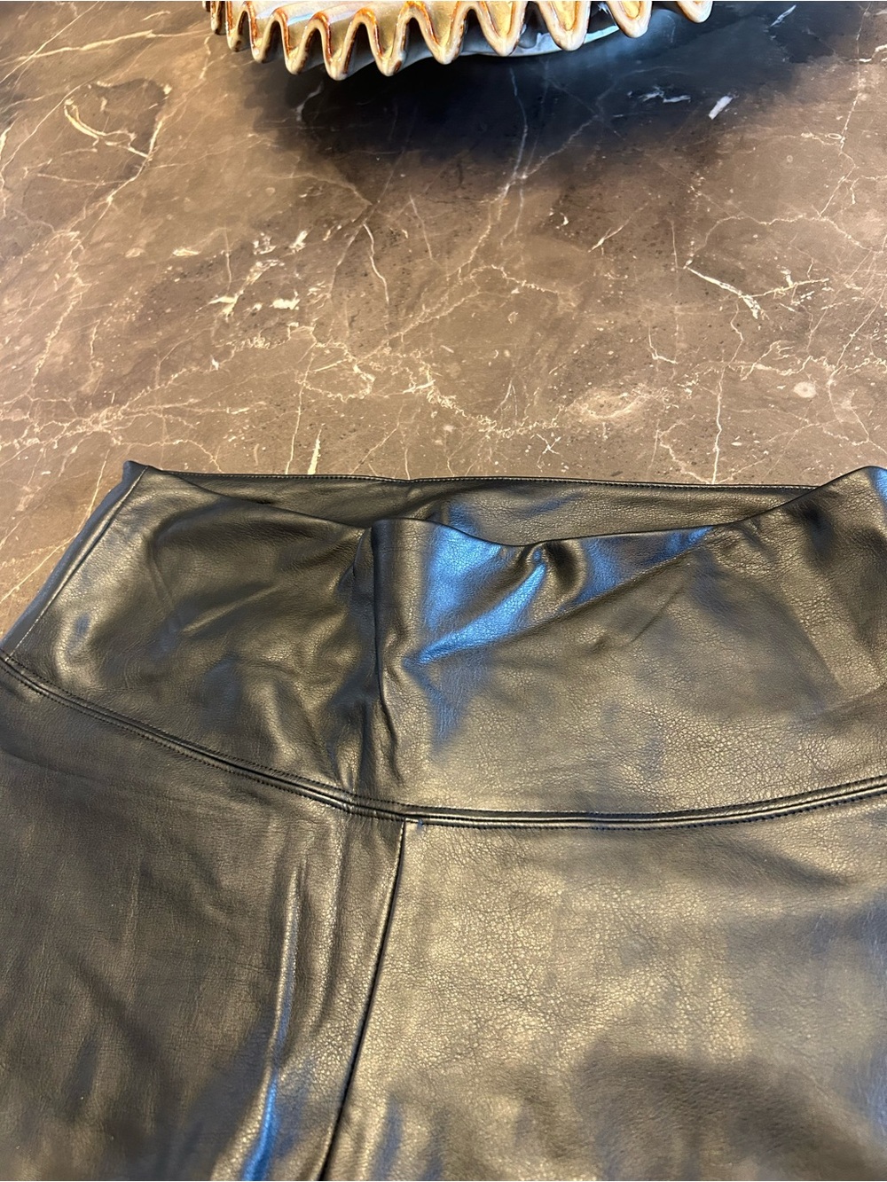 White House Black Market - Faux Leather Black Leggings 

Excellent Condition - Picture 4 of 5